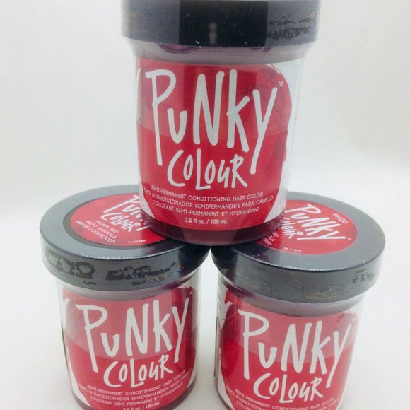 3 Pack Poppy Red Semi Permanent  Hair Color - Picture 2 of 2